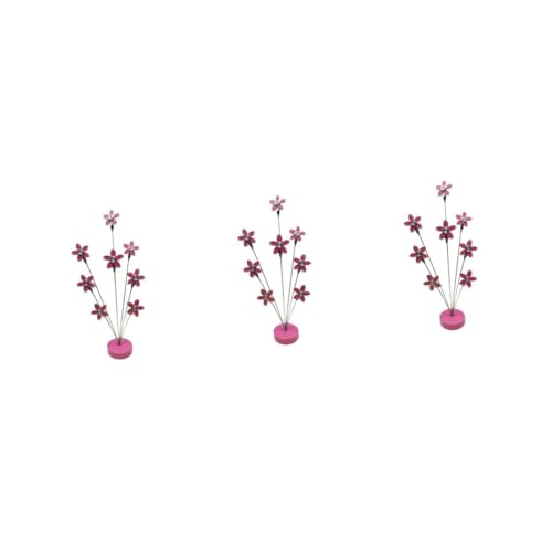 Operitacx 3pcs Blumenmemoordner Fotobaumhalter Geldbaumständer Bilderständer Tischkartenclip Halter Für Fotoclips Büroklammer Fotoklemme Foto Display Ständer Memo-clip Rosa Rostfreier Stahl von Operitacx