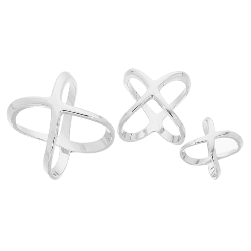 Operitacx 3st Schalring Daumenring Aus Sterlingsilber Schal Ringschnalle Edelstahlringe Broschenclip Schnallenschal Schal Ringe Serviettenringhalter X Ringe Für Damen Stift Silver Legierung von Operitacx