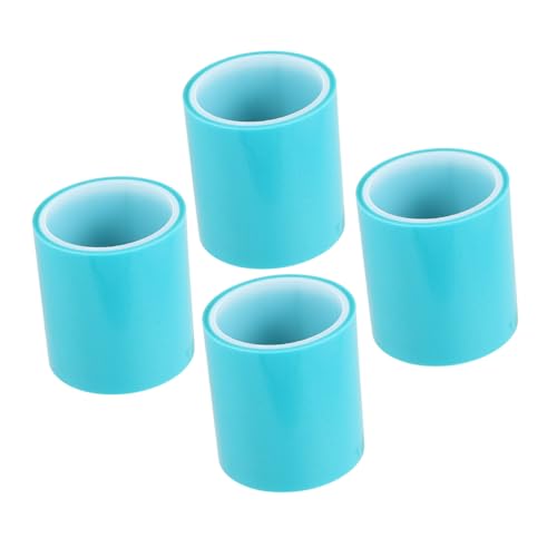 Operitacx 4 Rollen Spurloses Hochtemperaturband Diy Klebeband Harzband Zum Formen Von Epoxidharz Dekoratives Klebeband Elektronikband Band Masse Wärmeband Sky-blue Das Haustier von Operitacx