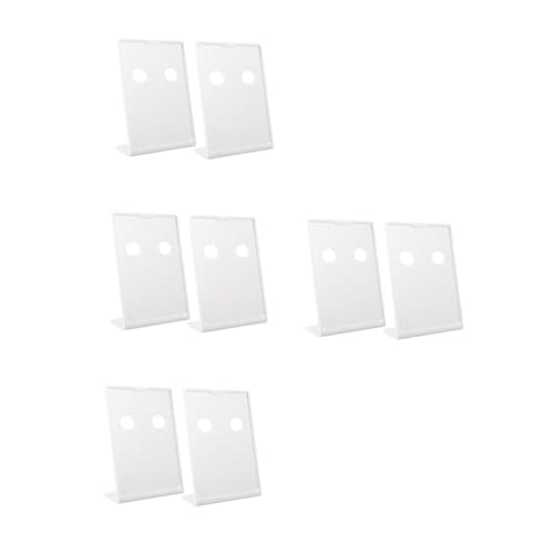 Operitacx 4 Sätze 4 Sets Desktop Display Schild Desktop Ständer Tisch Etikettenhalter Kunststoff Tisch Display Ständer Etiketten Display Ständer Menü Display Ständer Tisch 2 Stück * 4 von Operitacx