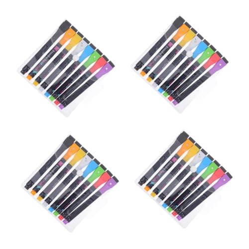 Operitacx 4 Sätze 4 Sets Löschbarer Lampenstift Whiteboard Radiergummi Whiteboard Radiergummi Textmarker Whiteboard Marker Mit Radiergummi Trocken Abwischbarer Marker 8 Stück * 4 von Operitacx