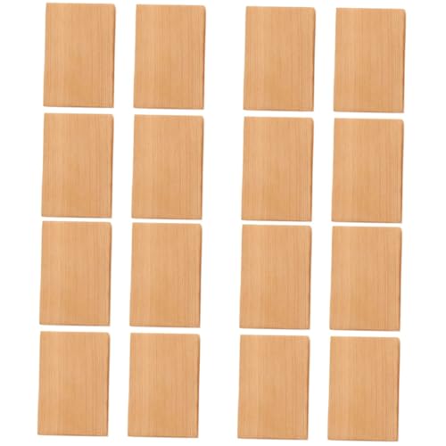 Operitacx 4 Sätze Geschnitztes Holzblockspielzeug Bastelspielzeug Unbemalt Diy Building Blocks for Naturholz Holzblöcke Basteln Handwerk Diy Materialien Chinesische Tanne 4 Stück * 4 von Operitacx