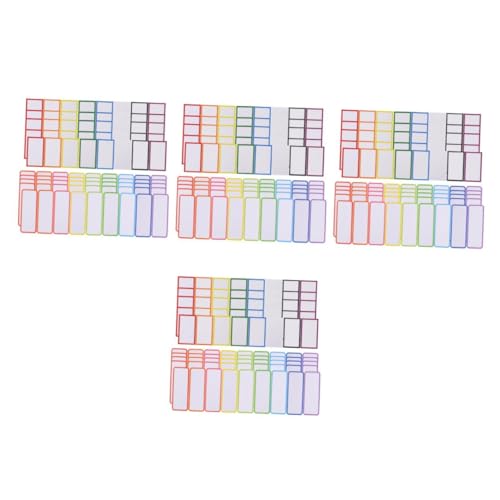 Operitacx 4 Sätze Magnetisches Etikett Zeichen Rassel Tag-entferner-magnet Label Personalisiert Kühlschrankmagnete Markierungen Abwischen Reibungslöschbarer Marker Aufkleber 67 Stück * 4 von Operitacx