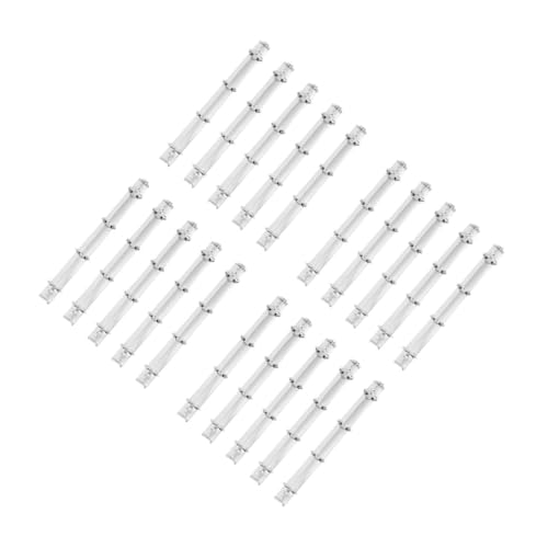 Operitacx 4 Sätze Metallbinder Binderückeneinlagen Ersatzset Für Ordnerplaner Ordner Für Die Schule Dokumentenmappe Teleskopbinder Budget-ordnerzubehör Binderinge Eisen Silver 5 Stück * 4 von Operitacx