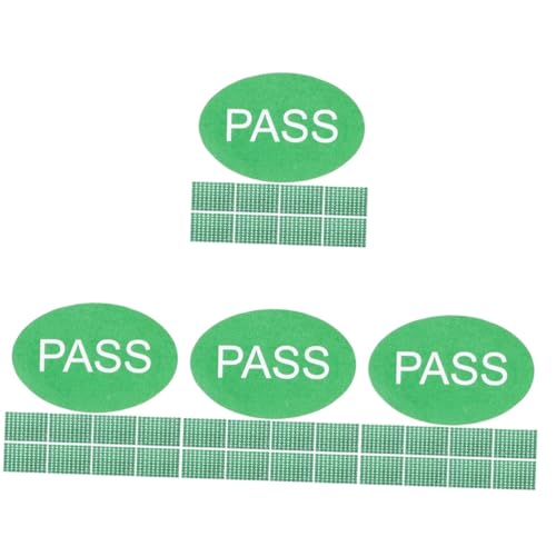 Operitacx 4 Sätze Ovaler Grüner Qc Pass Inspektionsetikettenaufkleber Klebeetiketten Für Dankeschön Aufkleber Etiketten Pass Etiketten Aufkleber Manipulationsbrett 2000 Stück * 4 von Operitacx