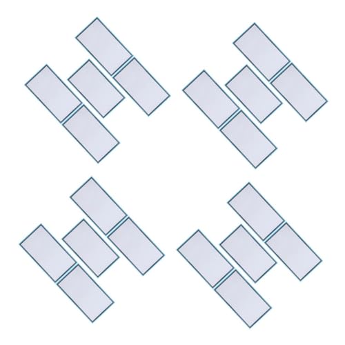 Operitacx 4 Sätze Trocken Abwischbares Magnetisches Whiteboard Whiteboard Liste Magnetische Notizblöcke Für Den Kühlschrank Trocken Abwischbare Tafel Kühlschrank Whiteboard 5 Stück * 4 von Operitacx