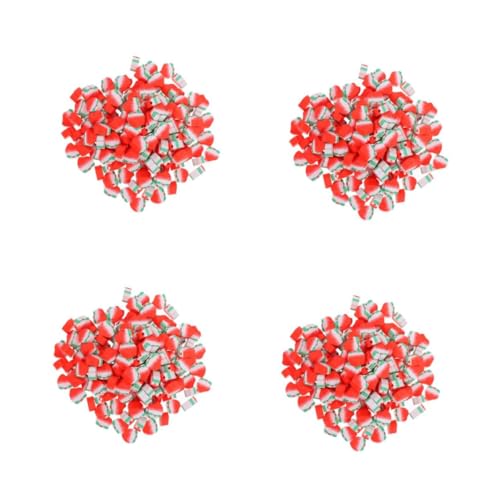 Operitacx 4 Sätze Weiche Keramikperlen Anhänger Aus Tonperlen Polymer-pfirsichperlen Früchte Baumeln Anhänger Pfirsiche Lose Perlen Pfirsichförmige Perlen Polymer-ton 100 Stück * 4 von Operitacx