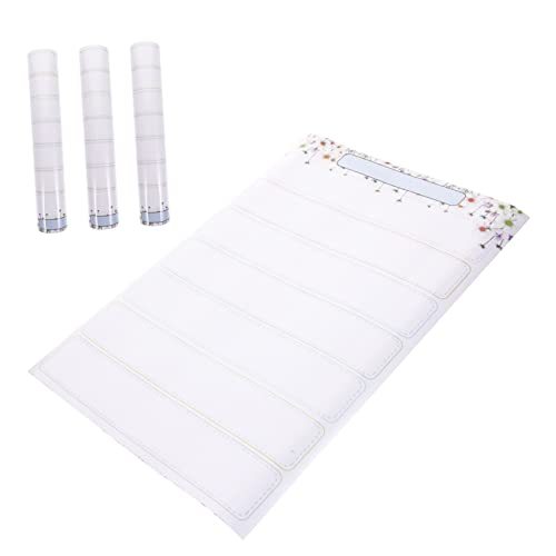 Operitacx 4 Stück Magnetisches Soft-whiteboard Notizblock Großes Magnetisches Whiteboard Whiteboard-magnete Whiteboard-radierer Whiteboard Für Kühlschrank Whiteboard Schreiben Das Haustier von Operitacx