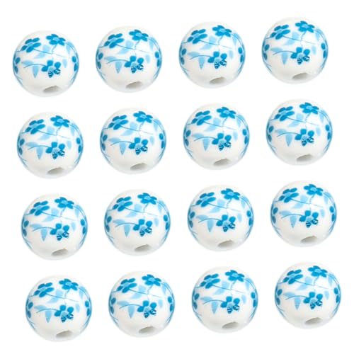 Operitacx 40St DIY-Perlen Soft-Perlen-Sortimente Edelsteine blaue Strasssteine Ohrringe Schmuck Perle Perlen-Kits schmuckzubehã¶r jewellery accessories Keramikperlen Perlen für DIY von Operitacx