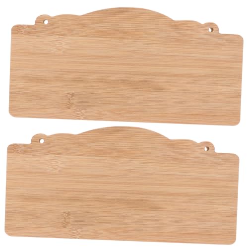 Operitacx 4sets Blankes Schild Aus Bambusholz Leerzeichen Kordelzug Plaketten Tür Markierungen Weihnachten Party Hochzeitsschild Unikal Dekorative Holzplatte Diy Handwerk Holzschild 2pcs*4 von Operitacx