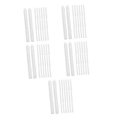 Operitacx 5 Sätze 5 Sets Löschbarer Whiteboard Marker Löschbarer Marker Trocken Abwischbare Staffelei Marker Whiteboard Marker Fenster Marker Weißer Marker Permanente 20 Stück * 5 von Operitacx