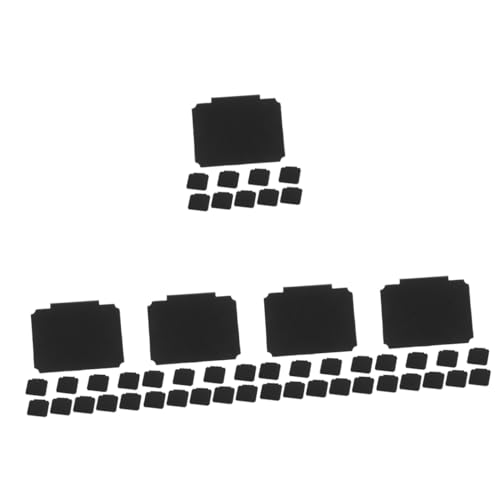 Operitacx 5 Sätze Etiketten Für Vorratsbehälter Aufbewahrungsdose Storage Boxes Clips Für Korbetiketten Büroklammern Anzeige Korb Einkaufen Lagerplatzetikett Werbeclip-label Pvc 10 Stück * 5 von Operitacx