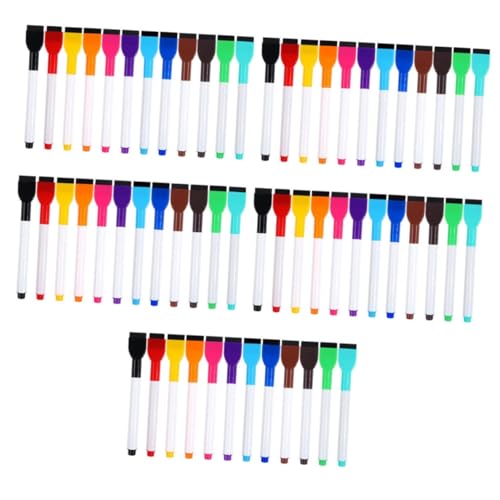 Operitacx 5 Sätze Farbige Whiteboard Marker Textmarker Expo Marker Trocken Abwischbarer Farbstift Whiteboard Marker Farbmarker Meißel Buntstifte Schulbedarf Kreidestift 12 Stück * 5 von Operitacx