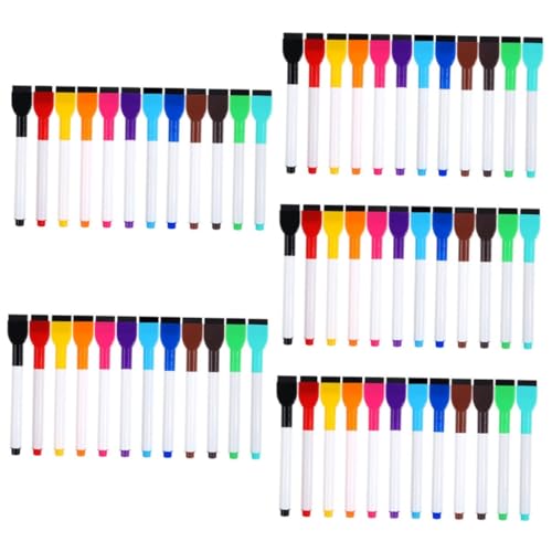 Operitacx 5 Sätze Farbiger Whiteboard-stift Malstifte Abwischbare Stifte Kreide Textmarker Trocken Abwischbare Marker Zum Schreiben Whiteboard-stifte Für Den Haushalt Abs 12 Stück * 5 von Operitacx