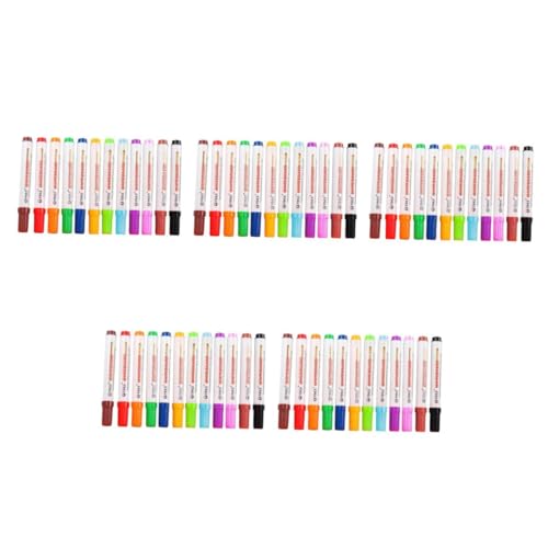 Operitacx 5 Sätze Löschbarer Whiteboard-marker Schreibstift, Aquarellstifte Hand-aquarellstifte Bulk-aquarellstifte Weiße Tafel Aquarellstifte Für Mikro-aufhänger Plastik 12 Stück * 5 von Operitacx