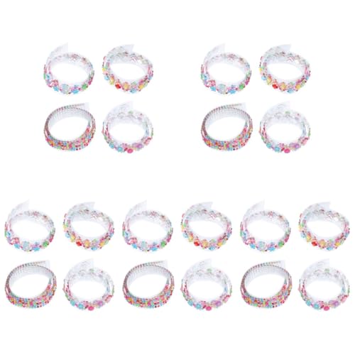 Operitacx 5 Sätze Strassband Geschwollene Aufkleber Getränke Edelsteine Selbstklebendes Klebeband Diy Klebeband Goldband Diy-bastelzubehör Selbstklebender Strass-sticker Acryl 4 Rollen * 5 von Operitacx