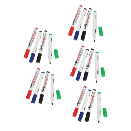 Operitacx 5 Sätze Whiteboard-stift Trockenlösch Marker Trockene Radiermarker Leicht Zu Löschende Whiteboard-marker Altmodischer Briefkasten Klassenzimmer Müssen Haben Büromarker 4 Stück * 5 von Operitacx