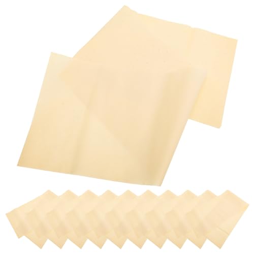 Operitacx 50 Stück Reis Papier Rollenpapier Zeichnen Briefpapier Chinesisches Malpapier Reispapier Für Decoupage Reispapier Zum Schreiben Kalligraphiepapier Pinselpapier Schreiben Yellow von Operitacx