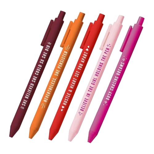 Operitacx 5St Gel Stift Motivationsbotschaften Stift Lustige Stifte für Inspirierende Schreibstifte für Frauen Schreibstifte mit Motivation für Frauen kugelschreiber dekorative Stifte von Operitacx