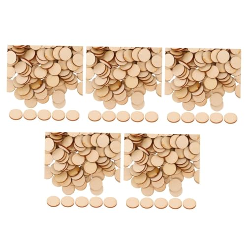 Operitacx 5sets Diy Handgemachte Holzstücke Lesezeichen Quasten Natürliche Stammscheiben Zu Diy Holzstücke Unvollendete Holzstücke Leerer Holzchip Sternscheiben Aus Holz Khaki 200pcs*5 von Operitacx