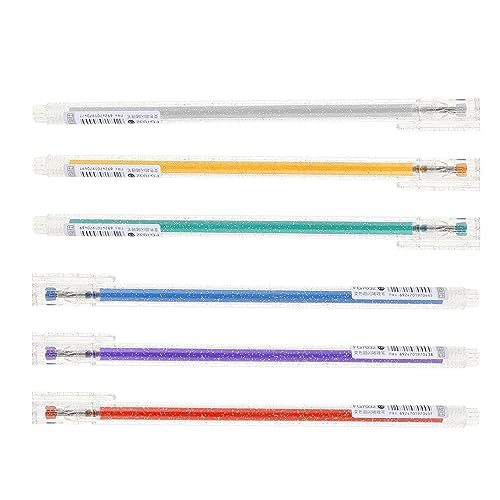 Operitacx 6St Aquarellstift im Taschenformat Farbstifte feine Spitze Zappelstift farbige Stifte Gelee-Stifte kugelschreiber gelstifte pen Unterschrift Gelstift Kritzelnder Gelstift Plastik von Operitacx