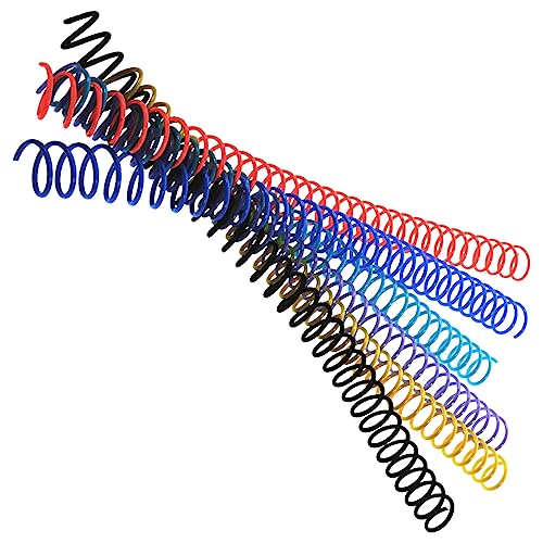 Operitacx 6St Kabel Bindekreis Spiral- Notizbuch-Binderringe intelligentes notizbuch Ringmaß scrabbook scrabook telefon schnur Telefonleitung scrapbbok Ringe für Sammelalben Ringbuch Plastik von Operitacx