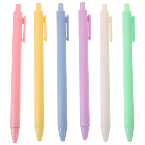 Operitacx 6St gelstifte gel schreibstifte kugelschreiber ballpoint pen kugleschreiber lustiger Stift bauschige Stifte Pastellstifte Punkt Pastell-Textmarker Student Gelstift Schulbedarf pp von Operitacx