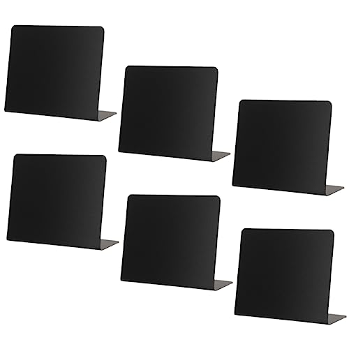 Operitacx 6st Multifunktionale Preistafeln Mini-tafelschilder Süße Tafel Mini-tafeln Kleine Kreidetafeln Zum Schreiben Kreidetafel Staffelei Zeichen Wandkreidetafel Küchentafel Black Pvc von Operitacx