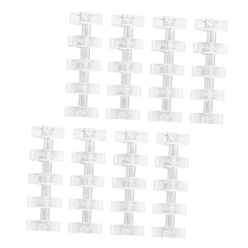 Operitacx 8St Bindemittel mittlere Heftklammern DIY binder clips zurück zum Schulmaterial Austausch des Bindemechanismus Dokumentenmappe schreibwaren scrapbook Bindering Aktenordner Plastik von Operitacx