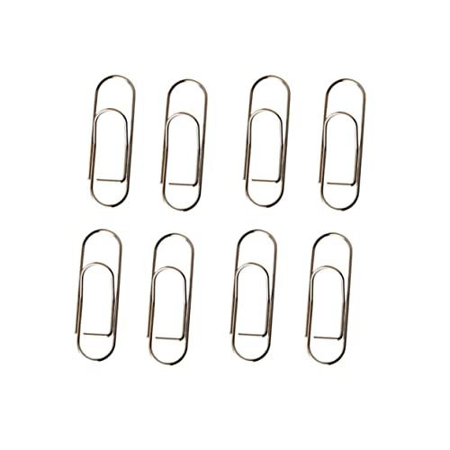 Operitacx 8St Büroklammern Aktenklammern Binderclip Stiftclip für Notizbuch Papier Lesezeichen-Clips bookmarks book marks Geschenkidee book marker kolodialesilber briefhalter Silver von Operitacx