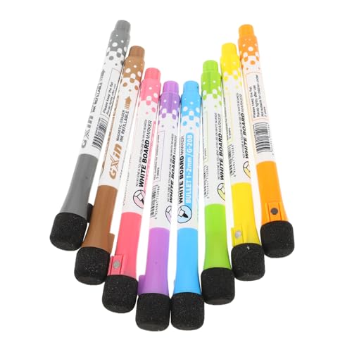 Operitacx 8st Löschbarer Magnetstift Whiteboard-stifte Kleine Trocken Abwischbare Marker Tragbare Whiteboard-marker Trockener Löschstift Magnetische Markierungen Schreibversorgung Plastik von Operitacx