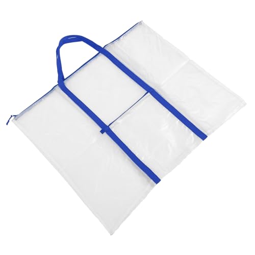 Operitacx Aufbewahrungstasche aufbewahrungsbeutel travel Tragetasche Taschen Papiertüte bemalen die Einkaufstasche Planke Tasche für Zeichenbrett Zeichnung Malerei Skizze Tasche Plastik Blue von Operitacx