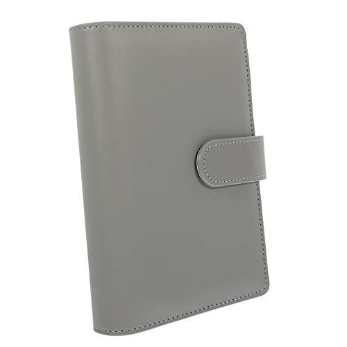 Operitacx Buchhaltungskoffer Ordnerabdeckung Notizblock-schutzhülle Cover Des Erinnerungsbuches Abdeckung Des Planers Notizblockhülle Tagebucheinband Binderschale Scrapbook-cover Pu Grey von Operitacx