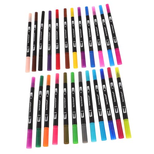 Operitacx Dual Tip Pinselstifte Set Wasserfarbstifte Für Zeichnungen Kalligraphie Und Journaling Farbauswahl Für Kreative Kunstprojekte Twin Tip Marker Für Erwachsene Und von Operitacx