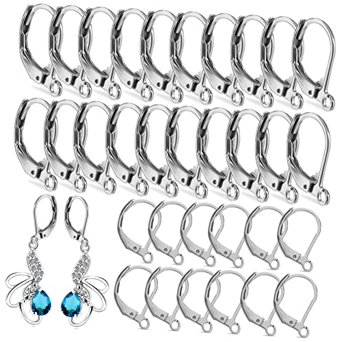 Operitacx Edelstahl Ohrrhaken Französische Ohrhaken Für Schmuckherstellung Dangle Earring Hooks Schmuck Zubehör Für DIY Projekte von Operitacx