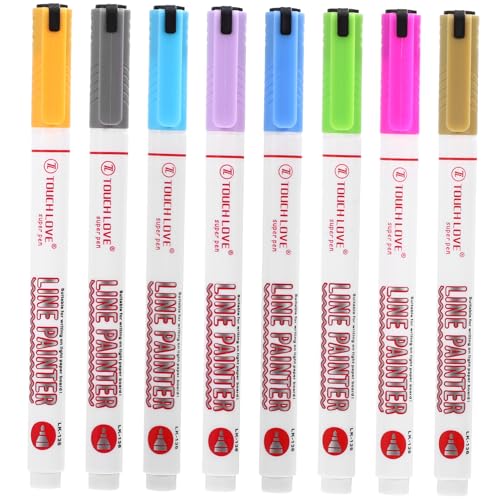 Operitacx Glitzer Marker Set Metallische Glitzer Stifte Hochwertige Farbstifte Für Bastelarbeiten Scrapbooking Und Kreative Projekte Glitzer Paint Pens Und Shimmer Markers von Operitacx