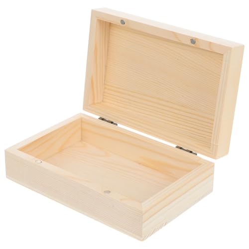 Operitacx Holzbox mit Magnetischem Scharnierdeckel Schmuck Aufbewahrung Dekorative Truhe für Diy Projekte Operitacx Holzbox mit Magnetischem Scharnierdeckel Schmuck Aufbewahrung Dekorative Truhe für Diy Projekte von Operitacx