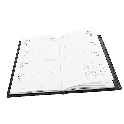 Operitacx Kalender Plus Jahresplaner Wochenplaner-Kühlschrank Zeitplan Agenda homework planner lernplaner the notebook book schul planer Notizbuch Lehrplan Buch Datum Notizblock Papier Blue von Operitacx