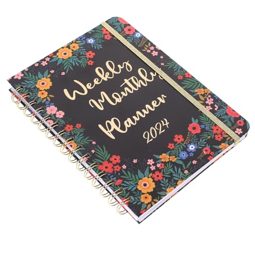 Operitacx Kawaii Floral Planner 2024 Student Notizbuch Notizblock Agenda von Operitacx