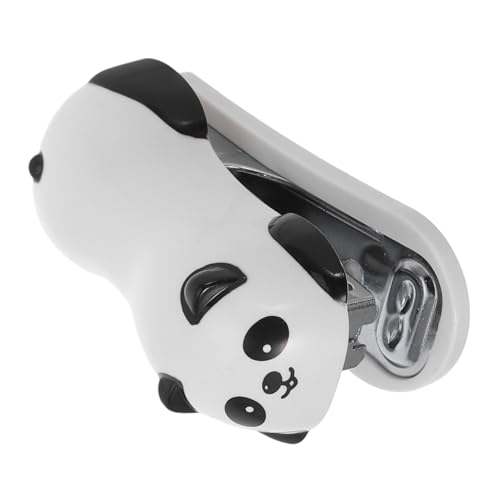 Operitacx Mini Panda Heftgerät Niedlicher Handlicher Schreibtischhefter Für Büro Und Zuhause Kompaktes Design Ideal Als Heftgerät Für Schule Und Büro Inklusive Heftklammern von Operitacx