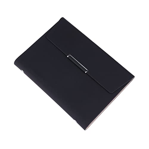 Operitacx Notizbuch Notizblock Notizblöcke Notizbücher büromaterial bürogadges the notebook schreibblöcke notepad Refillable notebook Elastic band notebook notizhefte notebooks Black von Operitacx