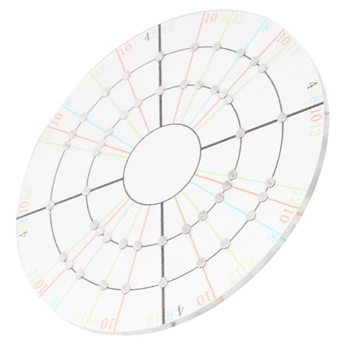 Operitacx Runder Keramikteiler Modellierwerkzeug Aus Ton Keramikwerkzeuge Keramikscheibe Töpferscheibe Glasur Eingetopft Töpferwerkzeug-marker Ofen Backen Ton Ton-töpfer Acryl von Operitacx