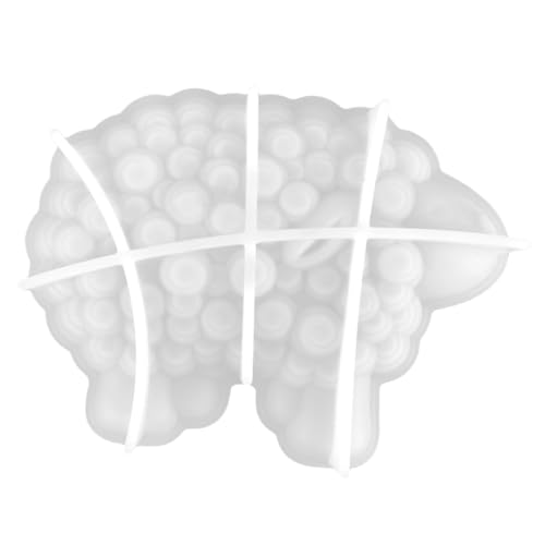 Operitacx Schafschimmel Betonformen Lauge für die Seifenherstellung Abs Schaf Schimmel Nieten silikonform silikonmuffinformen bastelset Schafformen aus Silikon Schaf-Dekorform Kieselgel Weiß von Operitacx