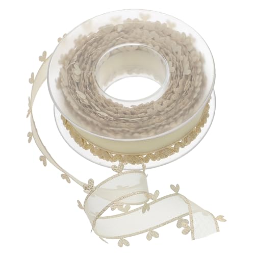 Operitacx Schleife ribbon bandfeile wedding decoration geschenkeband present box Weihnachtsgirlande Bänder Valentinsgrüße funkeln dekoratives Band Geschenkband selber machen Polyester Golden von Operitacx