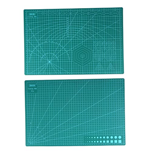 Operitacx Schneidematte Nadelkissen aus Zinn Pads 24x36 cutting mat working pad bastelmatte bastelunterlage rutschhemmer bastelbedarf bastel unterlage selbstheilende Matte Green von Operitacx