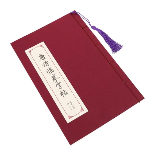 Operitacx Tang Poesie Füllfederhalter Chinesischer Stift Kalligraphie Chinesische Hardcopy Kalligraphie Chinesisches Buch Kalligraphie Praxis Gedruckte Hefte Kalligraphie von Operitacx