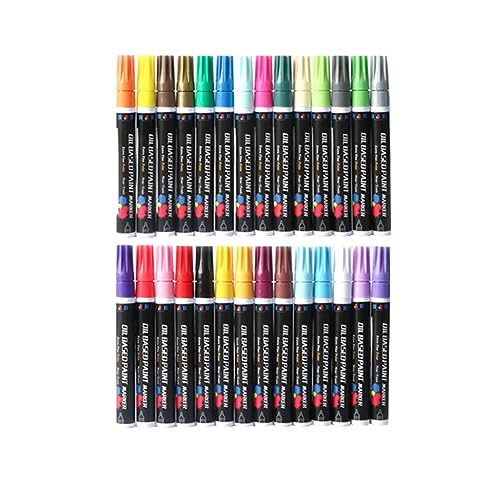 Operitacx Textmarker Marker schreibkladde kalligraphie-stifte marker pen kalligraphie stifte graffiti stift Farbmarkierungsstifte malen Sie Markierungen Highlighter metallische Markierungen von Operitacx