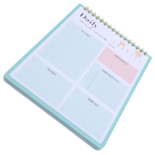 Operitacx Zeitmanagement-Notizblock wöchentlich monatlich Unterlage Arbeiten Notizblock schülerkalender büromaterial Akademisches Planermanagement Notenbuch für Grundschullehrer Papier Green Operitacx Zeitmanagement-Notizblock wöchentlich monatlich Unterlage Arbeiten Notizblock schülerkalender büromaterial Akademisches Planermanagement Notenbuch für Grundschullehrer Papier Green von Operitacx