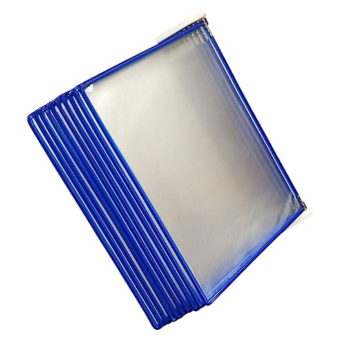 Operitacx an der Wand befestigter Aktenordner Ordner zum Aufhängen an der Wand Staffeleien Gestell hanging file folders unterlagen organizer Dokumentenhalter Office-Datei-Organizer PVC Blue von Operitacx