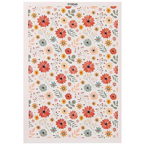Keramik-Transferpapier – Blatt mit Aufklebern für Ton, Blumenunterglasur | wasserlösliche Aufkleber für Bastelarbeiten, Schmuck, Porzellan-Projekte, Kunstwerkzeug Keramik-Transferpapier – Blatt mit Aufklebern für Ton, Blumenunterglasur | wasserlösliche Aufkleber für Bastelarbeiten, Schmuck, Porzellan-Projekte, Kunstwerkzeug von Opilroyn